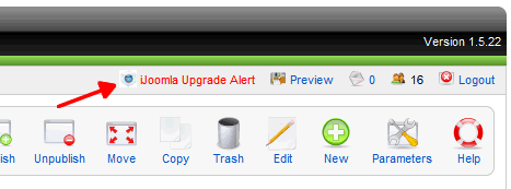 iJoomla Upgrade Alert