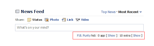FB Purify Roll Back Options