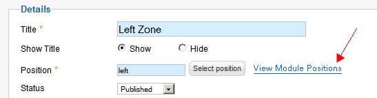 Place a link to the site preview with module positions right where the user selects a module position