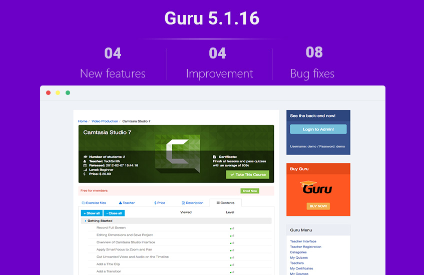 Joomla-lms-extension-Guru-5.1.16-updated